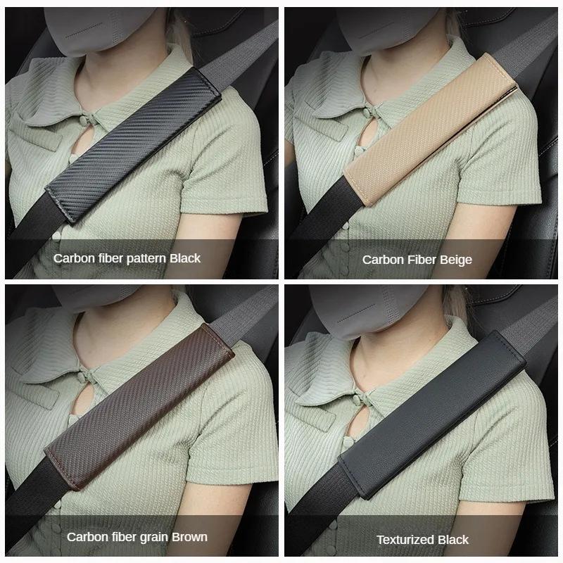 2pc Universal Car Safety Belt Cover Adjustable Seat Belt Cover Shoulder Strap Covers Car Shoulder Protector Pad Auto Accessories