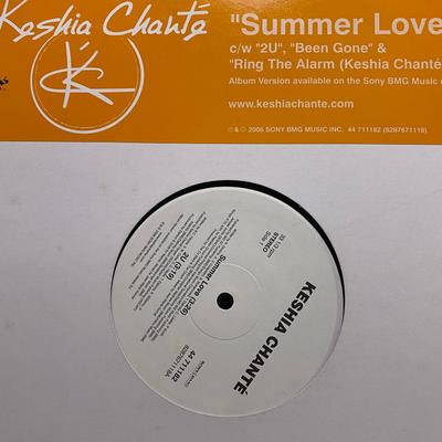 12inch Record KESHIA CHANTE - Summer Love 44711182 Sony BMG Unknown Rap & Hip-Hop/R&B Used