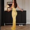 2024 Fashion Sexy U-Neck Slimming Bodycon Sequin Sleeveless Dress