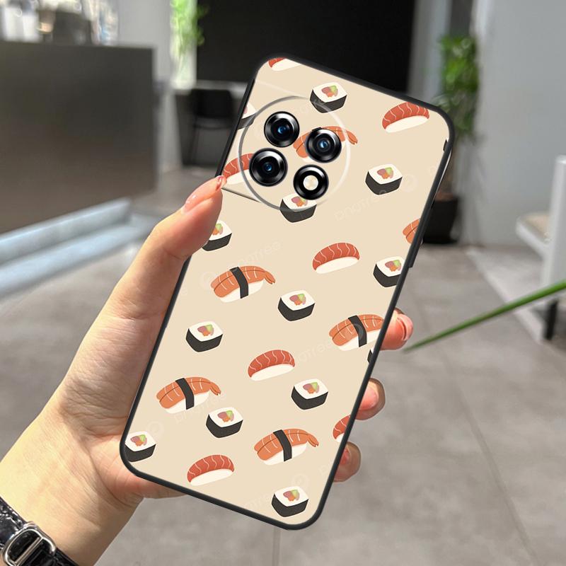 Japanisches Sushi Food Case Für OnePlus Nord N20 N30 CE 5 3 4 Lite OnePlus 15 13 12 11 10 Pro 10T 13T 13R 15R Hülle