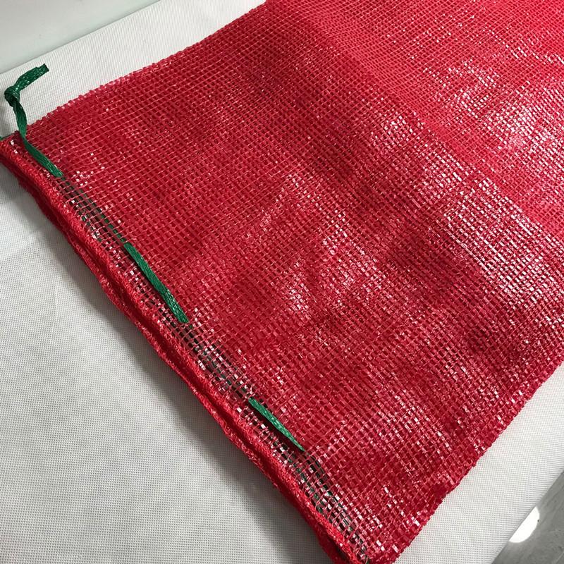 Red Mesh Bag with Drawstring 50x90cm Potato and Onion Net Mesh Bag 50*90&0.12 mm красный