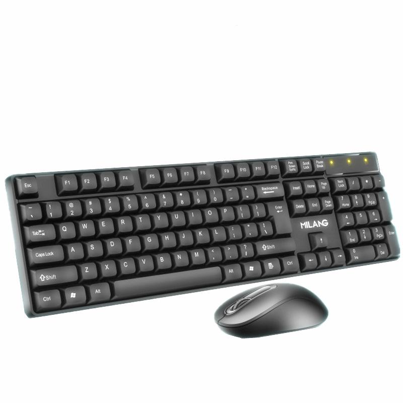 

Беспроводной набор мыши и клавиатуры - Бесплатная доставка, Идеально подходит для дома, офиса и использования с ТВ