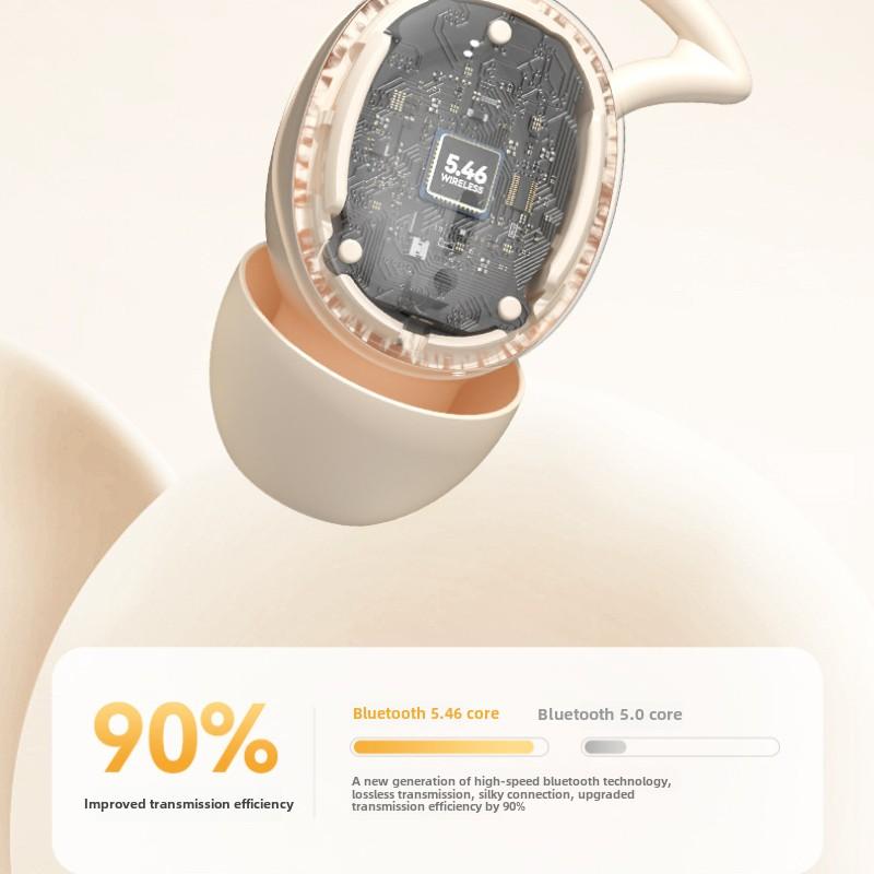 New Wireless Sleep Dedicated Side Sleep Bluetooth Headphones TWS Wake Up Mini Sports Running Headphones