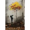Pop Street Graffiti Wall Art Poster Banksy Ragazzo Ragazza con Palloncino su Tela Poster Stampe Pittura Soggiorno Decorazione Casa Regali