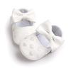 Toddler Girls Big Bowknot Heart Embroidered Soft Sole Anti-slip Baby Shoes
