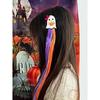 1Pcs Halloween Wig Hair Clips for Girls Women Colored Hair Extensions Accessories Hairpin for Halloween Party Present