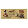 Disney Mickey Mouse Art 30cm X Made In Stylish Living Room Donald Duck Retro Fabric Panel Panel, 78.5cm Wide, Japan, Poster, Decor, Illustration,