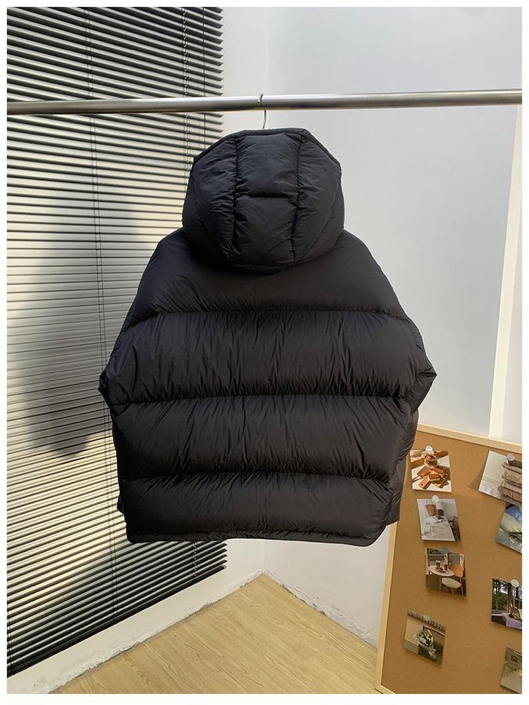 95% Weiße Entendaunen Damen Kurze Winter Kapuzenjacke 2025 - Leichter Luxus Petite Puffmantel