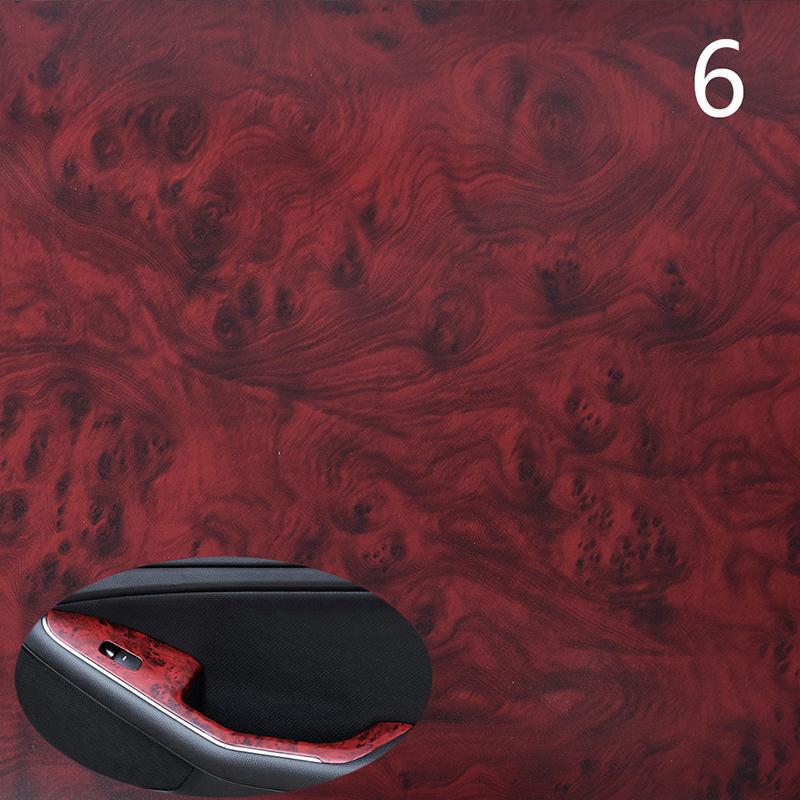 

1 шт. салон автомобиля с текстурой древесины, виниловая пленка, наклейка, наклейка, пленка для укладки, легко водонепроницаемая, долговечная, гибкая N6