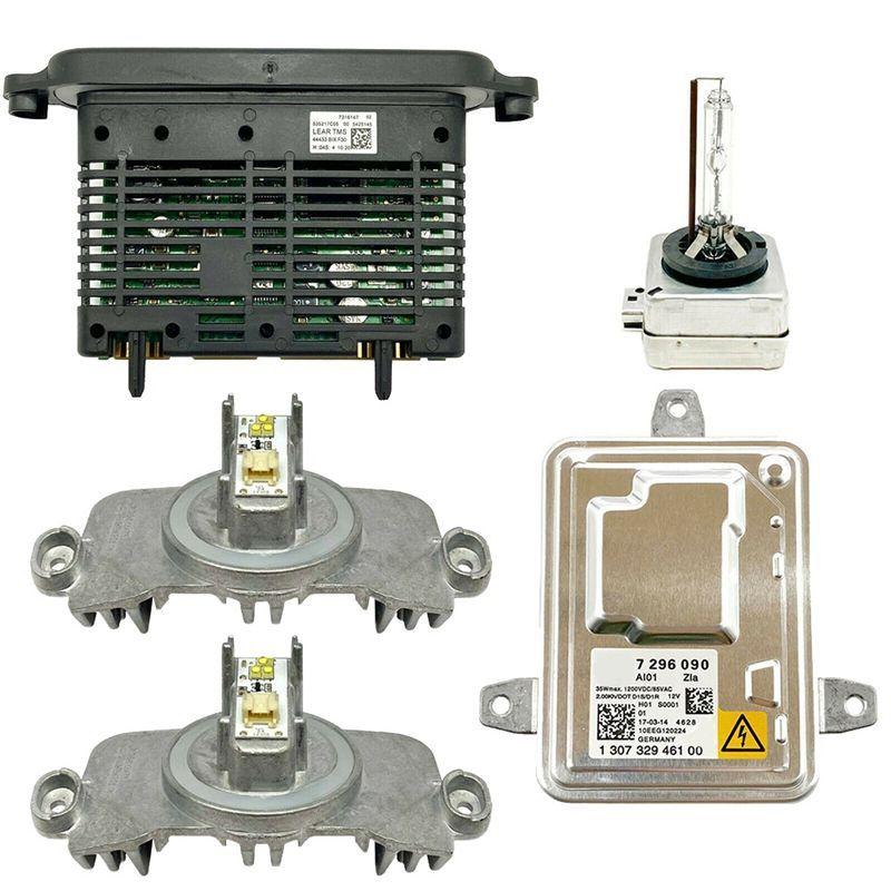 N61R-For BMW 3 Series F30 F31 F34 2012-2015 Headlight Xenon Ballast Module Control Computer Unit LED DRL Diode & D1S Bulb Kit