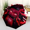 1pc Anime Character Kamado Nezuko Fashion Automatic Opening and Closing Cartoon Umbrella - Small Umbrella Suitable for Various Occasions J004