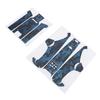 Drohnenhaut Aufkleber Verschleißfester Schutz PVC Blauer Schlangenleder-Stil Wrap Aufkleber Haut Dekoration