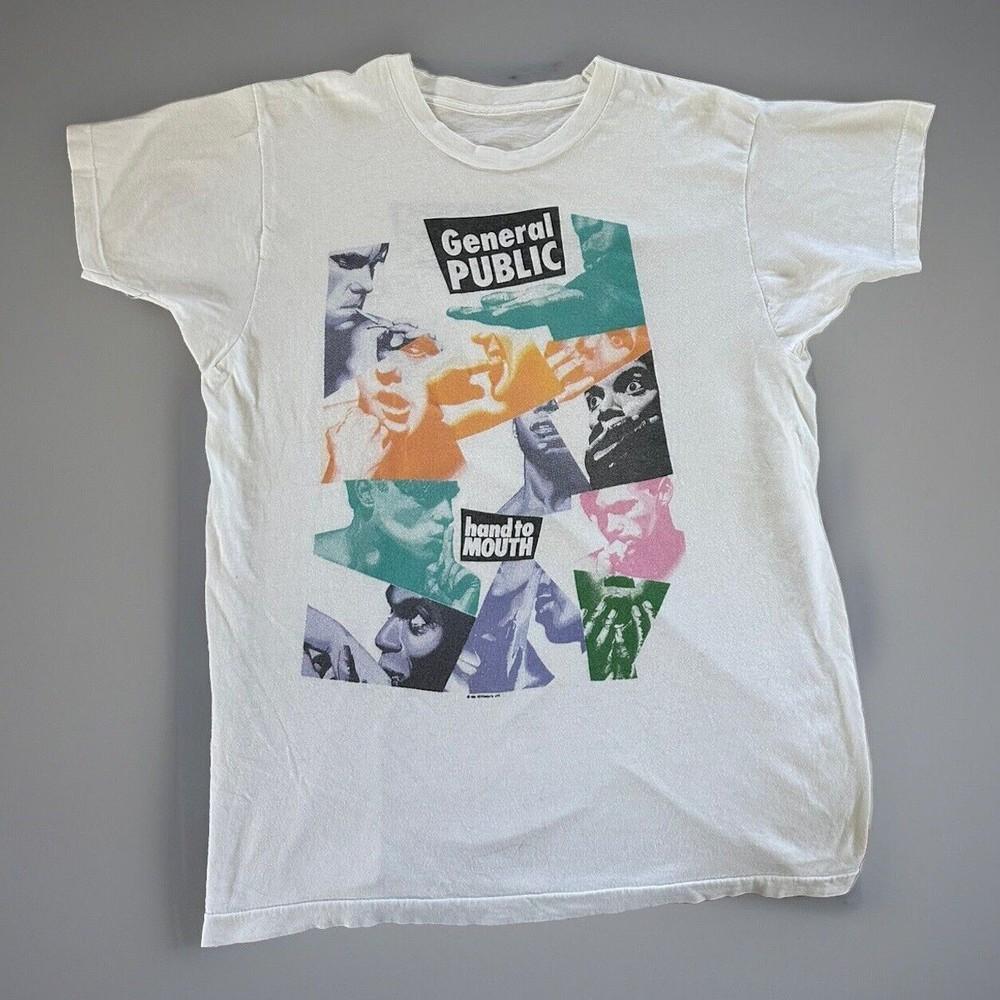 

1986 General Public Hand To Mouth Concert Gift For Fan S-5XL T-shirt LI1748 Unisex T-Shirt L