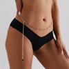 Cute Hollow Heart Waist Belly Chain for Women Summer Beach Sexy Simple Body Chain Vacation Jewelry Accessories Gift