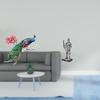 Retro PVC Wall Sticker And Knight Statue Sculpture Vintage Creative Tabletop Ornament for Living