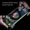 1/2 Pair Luminous Fingertips Sweat-Proof Finger Cots Cover Non-slip Touch Screen Thumb Gloves Breathable for PUBG Mobile Gaming