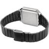 Casio A100WEGG-1A2 Digital Watch Men's Retro Design Black Gold Stainless Steel