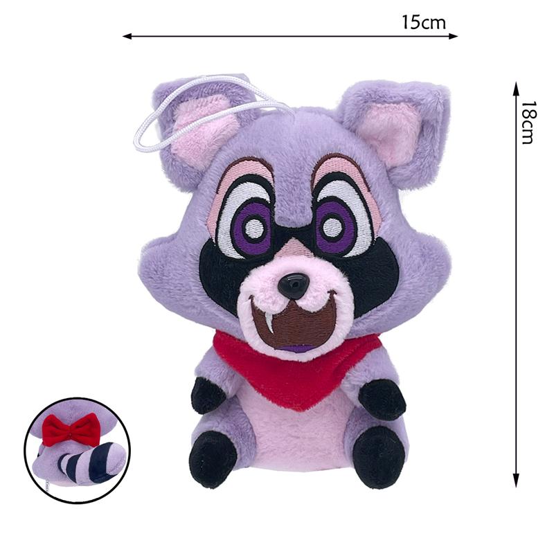 Non-Toxic New Indigo Park Plush Cute Little Raccoon Doll Anime Peripheral Plush Doll Children'S Birthday Gift