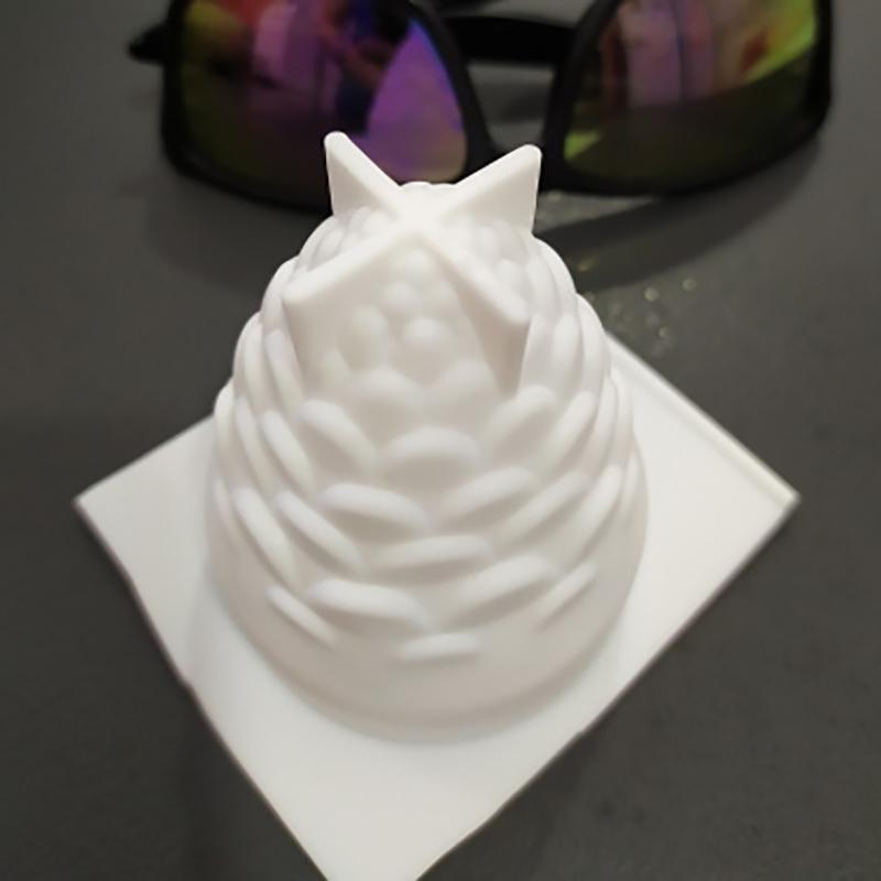 

3D Pine Cones Silicone Mold for Diy Candle Making Molds Silicone Wax Mold білий