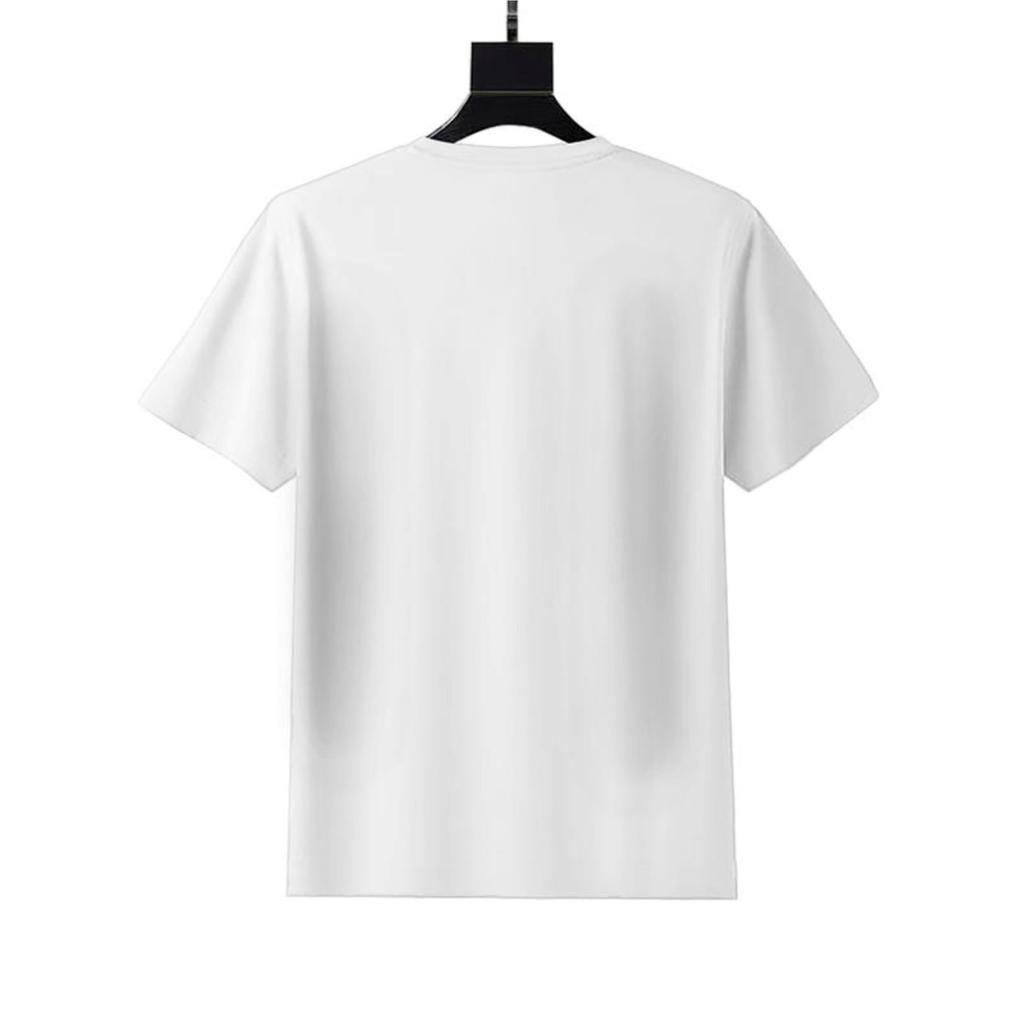 Summer Round Neck ZipBear Pattern Printed Top Fashionable Casual Pure Cotton Short Sleeved Women's T-shirt