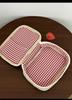 Strawberry Plush Makeup Bag: Large Capacity Travel Essential for Women
