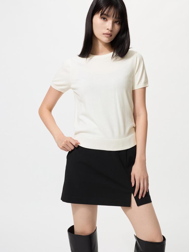 Uniqlo Japan Uv Cut Crew Neck Sweater Short Sleeve