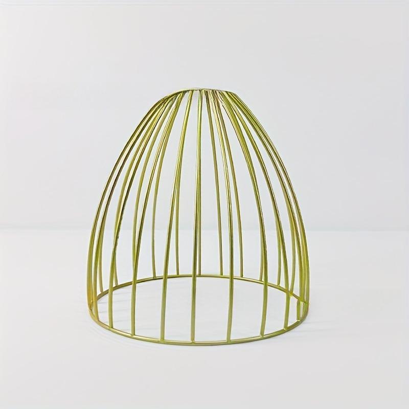 Retro DIY Iron Lampshade Light Guard Iron Bell E27 Bulb Proetctor Ceiling Hanging Lamp Cover Metal Wire Cage Industrial Style