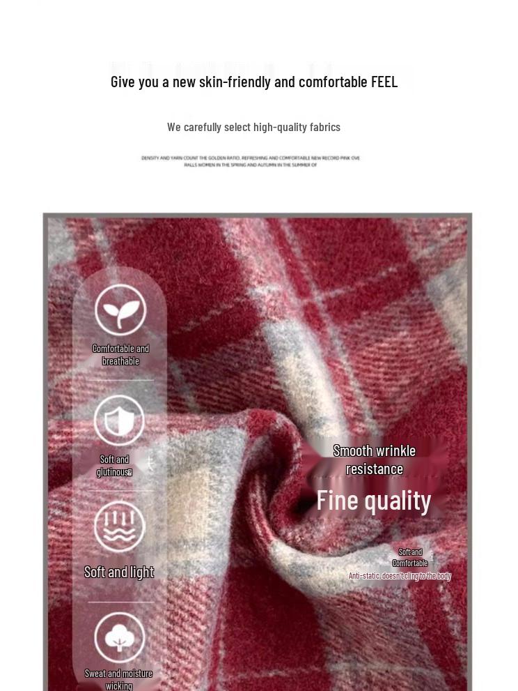 Woolen Retro Plaid High-Waisted A-Line Mini Skirt for Women - Autumn/Winter Hip-Hugging, Anti-Exposure, Versatile Design