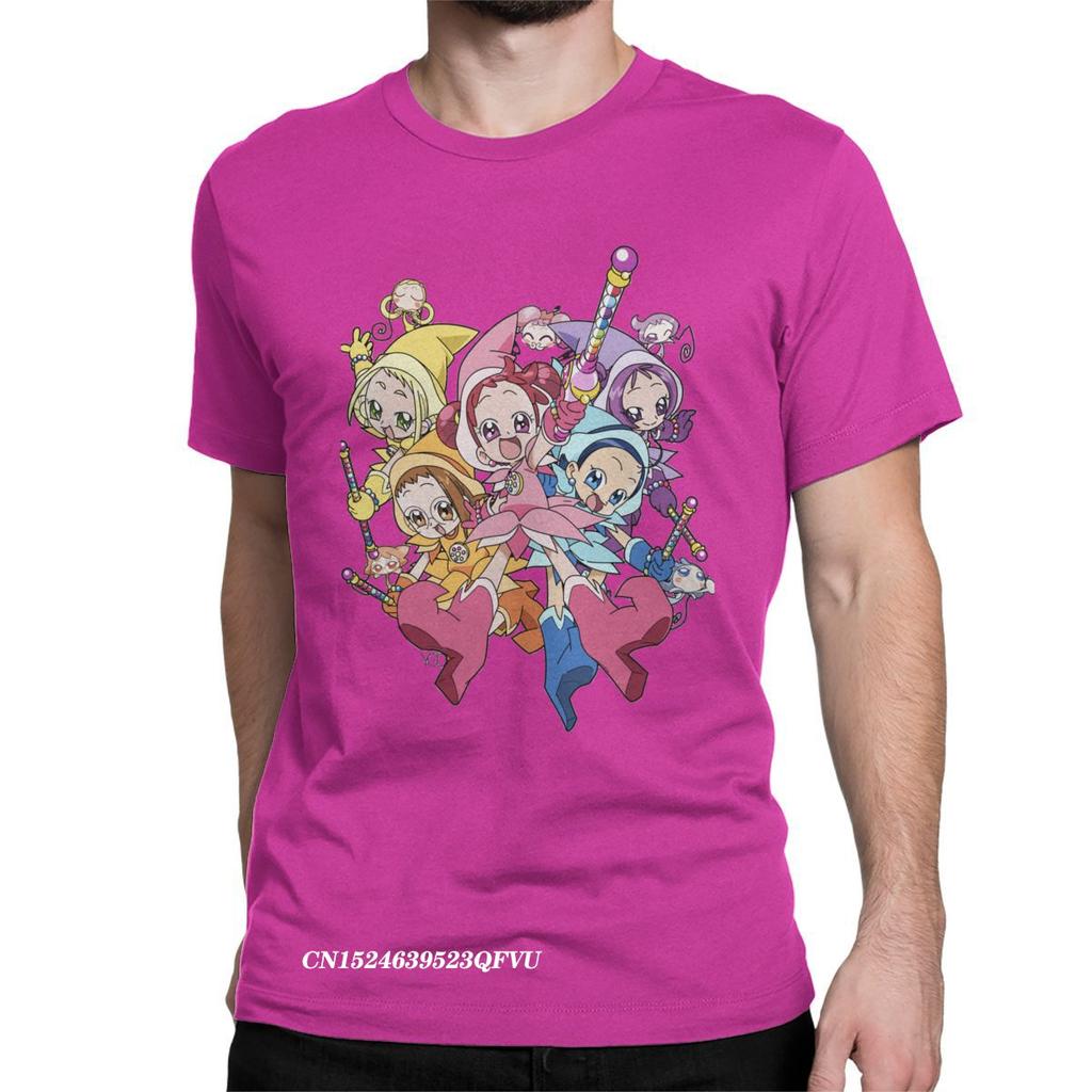 Men Women's Ojamajo Doremi Tshirt Magical Angel Cute Kawaii Anime Girls Clothing Harajuku Round Neck Tees T-Shirt