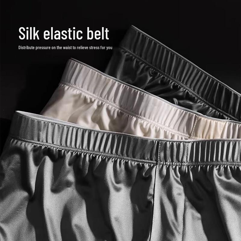 MaoRen Herren EisSeide Satin Boxershorts