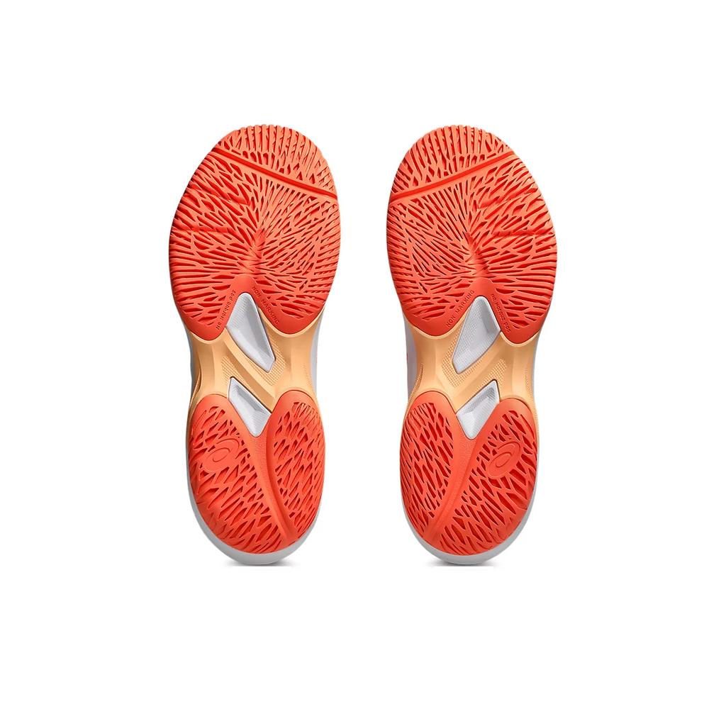 Asics Gel Court Hunter FF White Vivid Coral Women Sneakers 1072A112-100