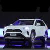 1/24 Toyotas RAV4 SUV Alloy Car Model Diecast Metal Toy Off-road Vehicles Car Model Simulation Sound and Light Children Toy Gift