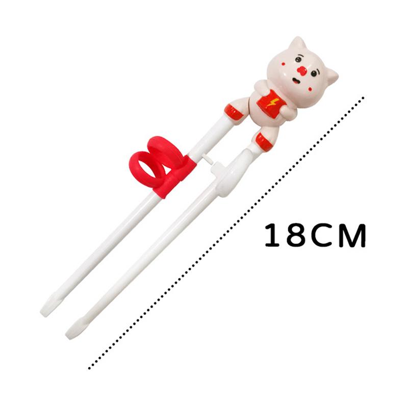 Bebek Öğrenme Yemek Çubukları Karikatür Hayvan Acemi Yemek Çubuğu Sofra Yemek Çubukları