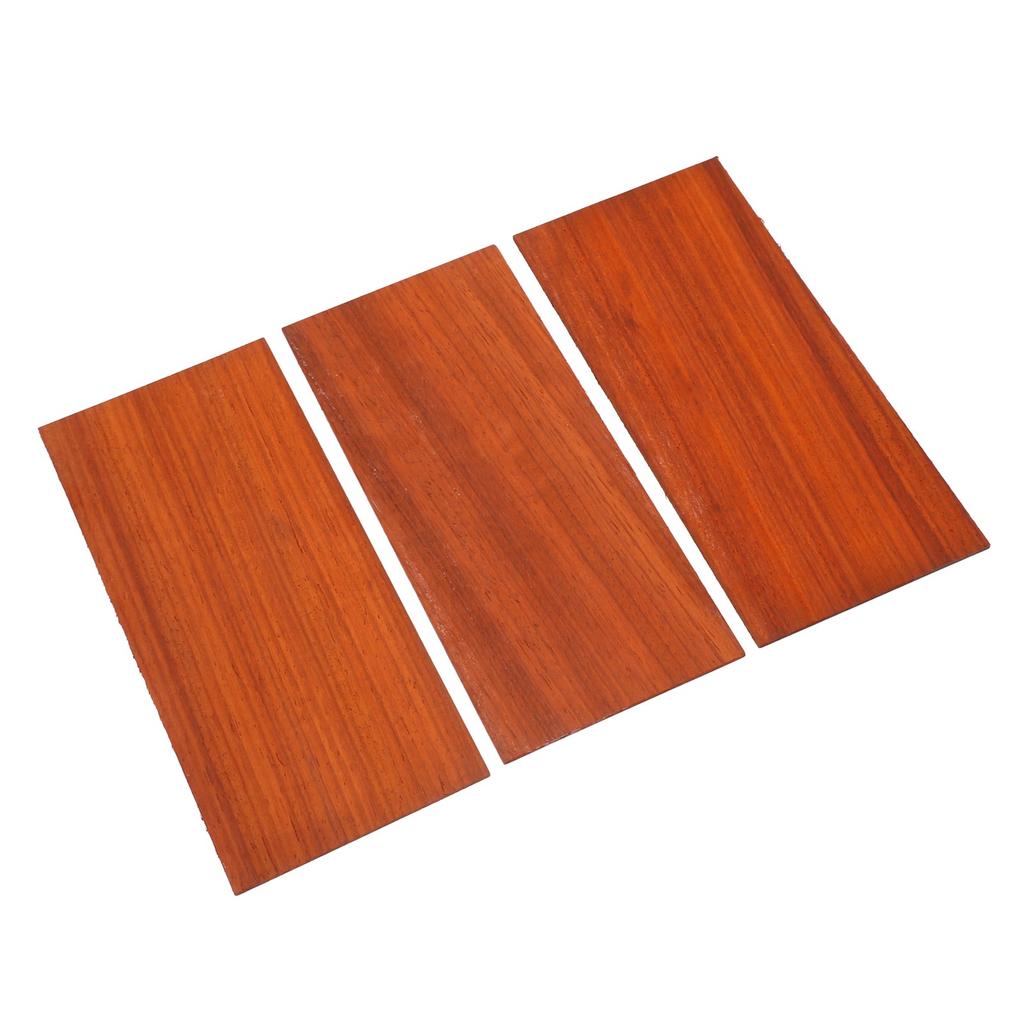 3Pcs Guitar Veneer Sheet Wood Grain Mahogany Guitar Veneer Plate Accessory for Decoration