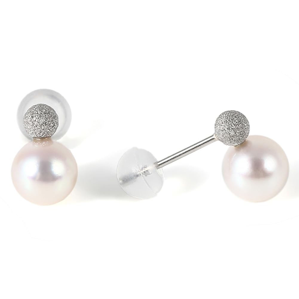 

Pearl Earrings Akoya Pearl Snowball K18 White Gold 5.5mm Women s