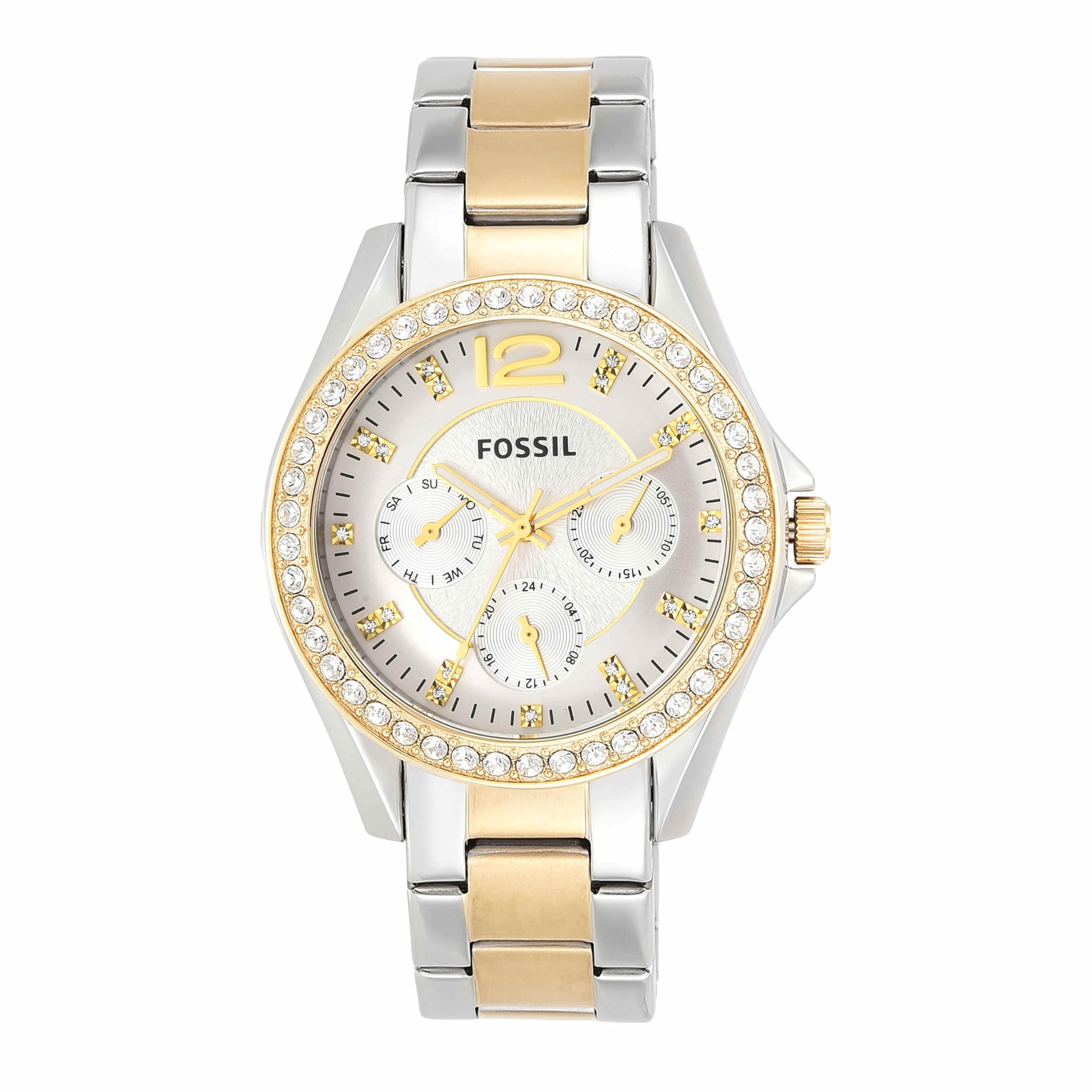 

Годинник RILEY ES3204 Silver Gold [Fossil] Women &