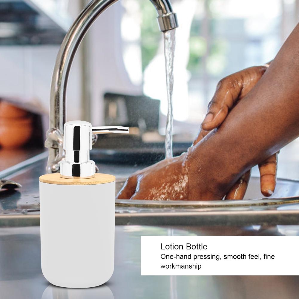 ZK20 6Pcs/Set Household Bathroom Soap Box Toothbrush Holder Rinse Cup Lotion Bottle Accessories Kit