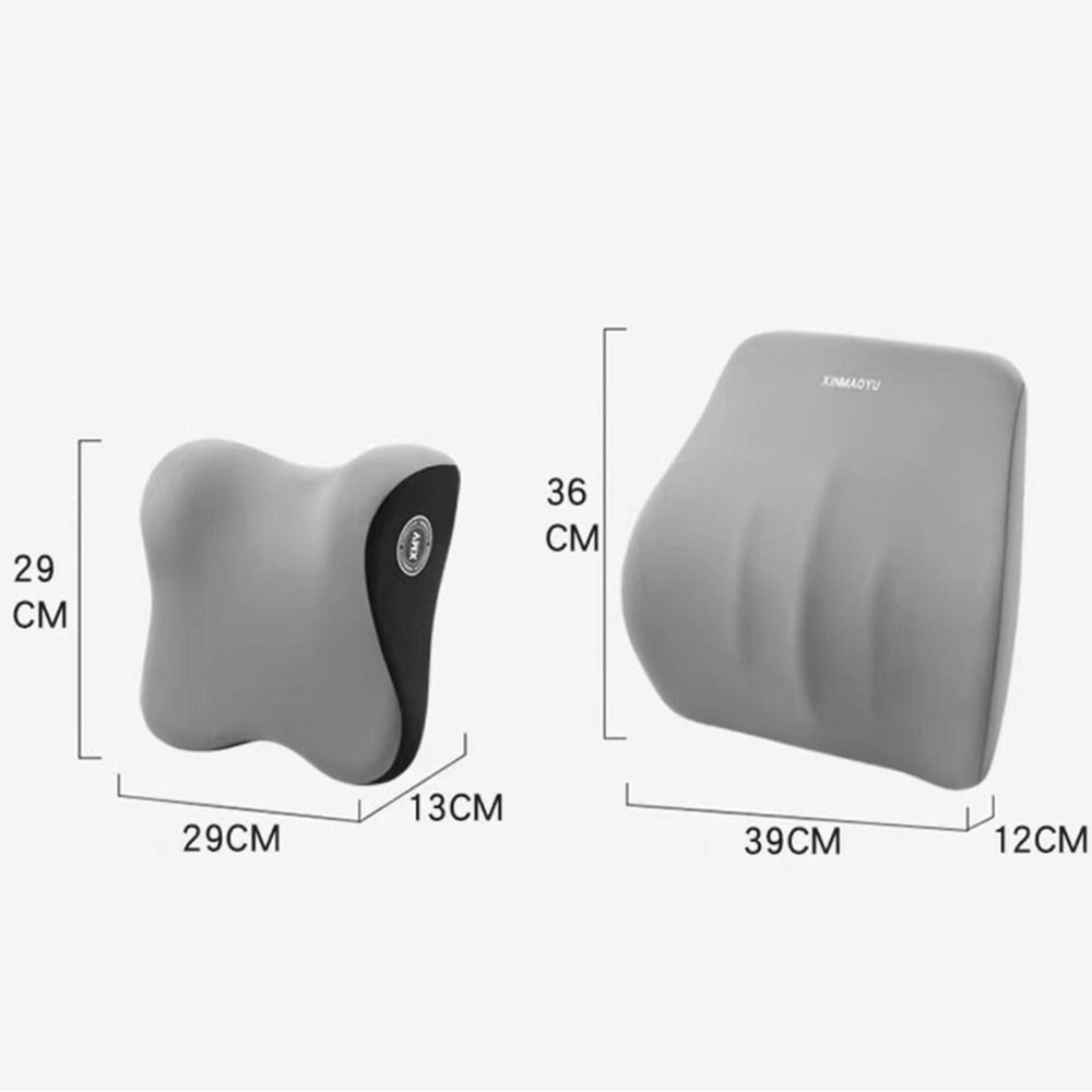 Ergonomic Design Lumbar Support Memory Cotton Backrest Cushion Comfort Car Cushion  Car