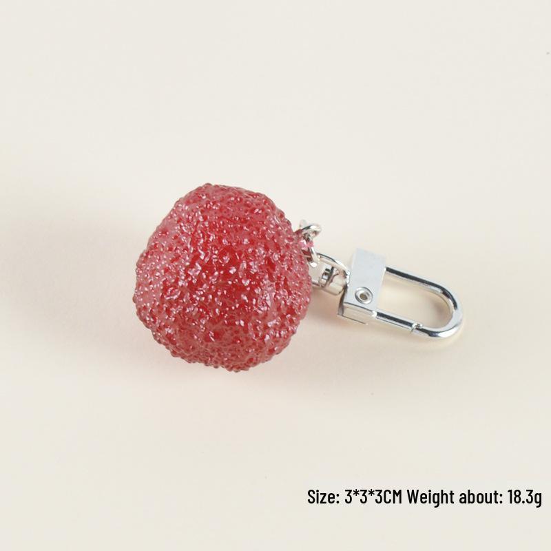 Erdbeere Obst & Gemüse Schlüsselanhänger Anhänger - Niedliches Kreatives Spielzeug & Studentengeschenk