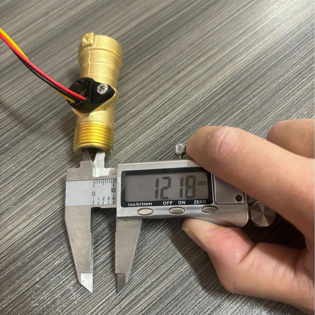 Copper Flow Sensor for Gas Water Heaters and Dispensers DC 3-18V Operating Voltage 1-30 L/min Measurement Range