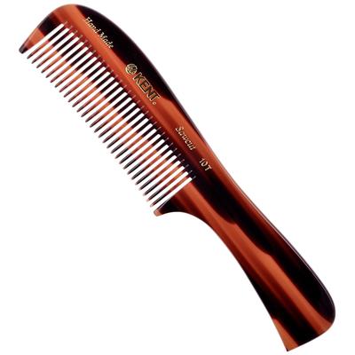 GB KENT Handmade Large Handle Rake Comb 200mm Jumbo Wide Tooth Anti-Static Classic Color