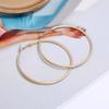Fashion Hipster Simple Exaggerated Circle Earrings, Temperament Personality Versatile Earrings Alloy Earrings Women
