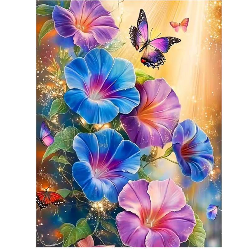 5D Diamond Painting, Flower Animal Sticker Diamond Cross Stitch Decorative Painting