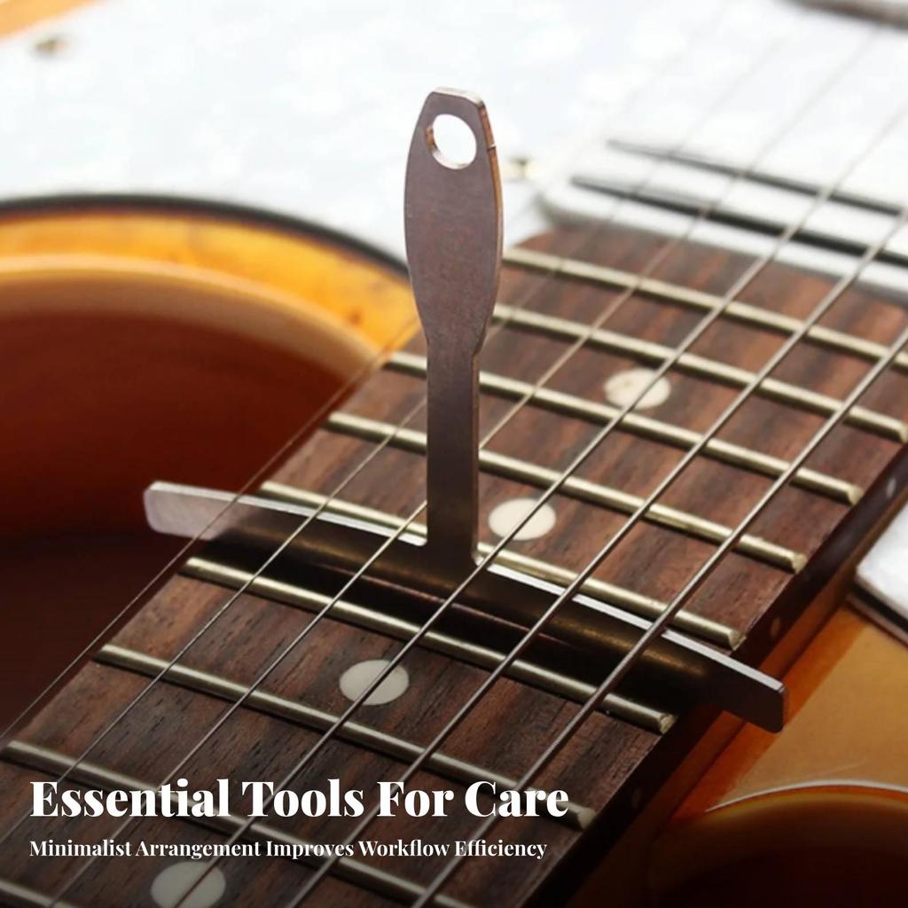 Guitar Setup Tool Kit Versatile Instrument Set with Fretboard