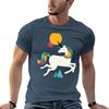 To Be A Unicorn Tshirt Trendy Print Short Sleeve Tshirt