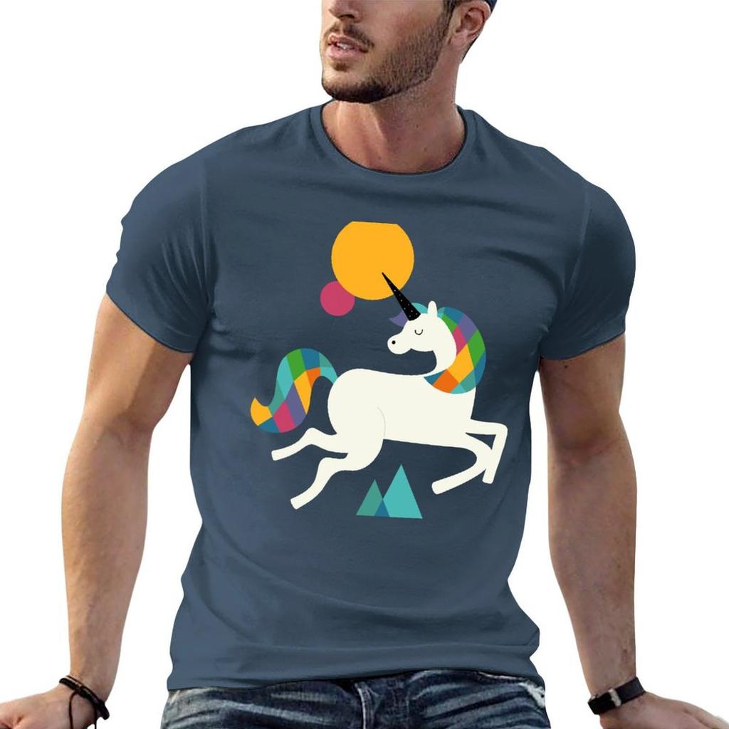 To Be A Unicorn Tshirt Trendy Print Short Sleeve Tshirt