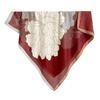 Trendy modern Instagram women's personalized printed elegant silk scarf, fashionable niche travel shoot outerwear, 91 human-shaped square scarf