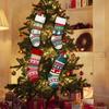 Christmas Stockings Socks Santa Snowman Hanging Xmas Tree Ornaments Decor New Year Gift
