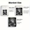 Custom Viking Ship Blanket Norse Compass Design Personalized Name Fleece Throw All Season Soft Warm Bedding Home Decor Gift