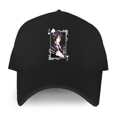 Casquette de Baseball Black Butler Sebastian Kuroshitsuji Toboso Yana Anime unisexe femmes casquettes mode Hip Hop chapeau